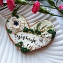 Kwiatowe serce podziękowanie XL