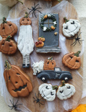 Ciastko straszny pick up samochód halloween Ciastko straszny pick up samochód halloween