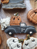 Ciastko straszny pick up samochód halloween Ciastko straszny pick up samochód halloween