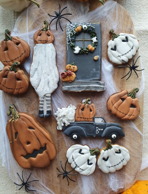 Ciastko straszne drzwi halloween Ciastko straszne drzwi halloween
