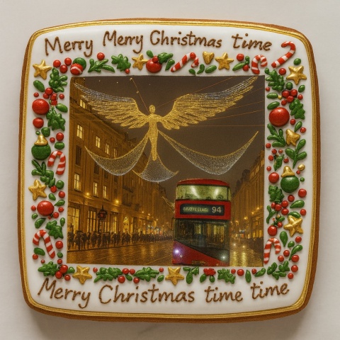 Ciastko lukrowane LIGHT NIGHT BOŻE NARODZENIE roz.M POZIOM ręcznie robione Ciastko lukrowane LIGHT NIGHT BOŻE NARODZENIE roz.M POZIOM ręcznie robione