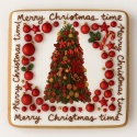 Ciastko lukrowane RED TREE BOŻE NARODZENIE roz.XL POZIOM ręcznie robione Ciastko lukrowane RED TREE BOŻE NARODZENIE roz.XL POZIOM ręcznie robione