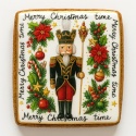 Ciastko lukrowane NUTCRACKER NO3 BOŻE NARODZENIE roz.M KWADRAT ręcznie robione Ciastko lukrowane NUTCRACKER NO3 BOŻE NARODZENIE roz.M KWADRAT ręcznie robione