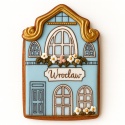 Ciastko lukrowane BlossomE cafe KAMIENICZKA NISKA BLUE ręcznie robione