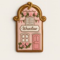 Ciastko lukrowane BlossomE cafe KAMIENICZKA MAŁA PINK ręcznie robione