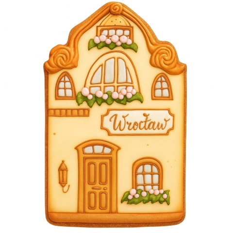 Ciastko lukrowane BlossomE cafe KAMIENICZKA MAŁA ZŁOTA ręcznie robione Ciastko lukrowane BlossomE cafe KAMIENICZKA MAŁA ZŁOTA ręcznie robione