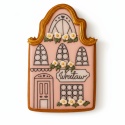 Ciastko lukrowane BlossomE cafe KAMIENICZKA NISKA PINK ręcznie robione