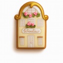 Ciastko lukrowane BlossomE cafe KAMIENICZKA MAŁA ZŁOTA  ręcznie robione