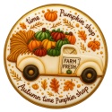 Ciastko lukrowane PUMPKIN TIR roz.M KOŁO Jesień ręcznie robione