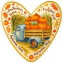 Ciastko lukrowane TRUCK PUMPKIN roz.XL serce Jesień ręcznie robione