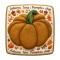 Ciastko lukrowane PUMPKIN CLASSIC roz.S KWADRAT Jesień ręcznie robione
