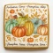 Ciastko lukrowane PUMPKIN COLORS roz.L KWADRAT Jesień ręcznie robione