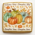 Ciastko lukrowane PUMPKIN COLORS roz.S KWADRAT Jesień ręcznie robione