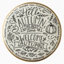 Ciastko lukrowane HALLO AUTUMN No.1 roz.XL KOŁO Jesień ręcznie robione