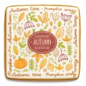 Ciastko lukrowane HALLO  AUTUMN N roz.M  KWADRAT AT No.2 Jesień ręcznie robione