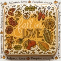 Ciastko lukrowane LOVE AUTUMN roz.XL KWADRAT Jesień ręcznie robione