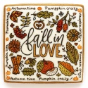 Ciastko lukrowane LOVE  AUTUMN N roz.S POZIOM Jesień ręcznie robione