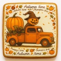 Ciastko lukrowane  PUMPKIN  DRIVER roz.XL PION Jesień ręcznie robione