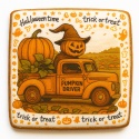 Ciastko lukrowane  PUMPKIN  DRIVER roz.XL POZIOM Jesień ręcznie robione