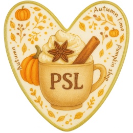 Ciastko lukrowane  PUMPKIN  PSL roz.M SERCE Jesień ręcznie robione