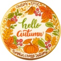 Ciastko lukrowane HALLO  AUTUMN N COLORS roz.XL KOŁO Jesień ręcznie robione