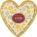 Ciastko lukrowane HALLO AUTUMN roz.S SERCE No.2 Jesień ręcznie robione