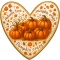 Ciastko lukrowane PUMPKIN FAN roz.XL SERCE Jesień ręcznie robione