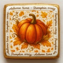 Ciastko lukrowane PUMPKIN FAN roz.S KWADRAT Jesień ręcznie robione