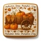 Ciastko lukrowane PUMPKIN OLD roz.XL KWADRAT Jesień ręcznie robione