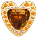 Ciastko lukrowane AUTUMN SHOP roz.M SERCE JESIEŃ ręcznie robione