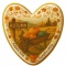 Ciastko lukrowane COUNTRY COLLECTION roz.S KOŁO JESIEŃ ręcznie robione