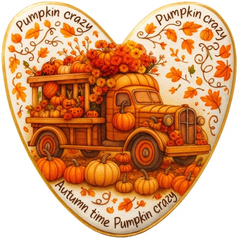Ciastko lukrowane PUMPKIN EXPERIENCES roz.S SERCE JESIEŃ ręcznie robione Ciastko lukrowane PUMPKIN EXPERIENCES roz.S SERCE JESIEŃ ręcznie robione