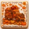 Ciastko lukrowane PUMPKIN EXPERIENCES roz.M POZIOM JESIEŃ ręcznie robione