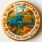 Ciastko lukrowane SUNFLOWERS PUMPKINS roz.XL KOŁO No.1 JESIEŃ ręcznie robione