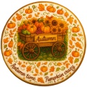 Ciastko lukrowane AUTUMN DECORATION roz.XL KOŁO JESIEŃ ręcznie robione