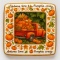 Ciastko lukrowane AUTUMN ABUNDANCE roz.S KWADRAT ręcznie robione