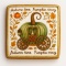 Ciastko lukrowane PUMPKIN CARRIAGE GREEN roz.S PION JESIEŃ ręcznie robione