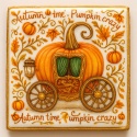 Ciastko lukrowane PUMPKIN CARRIAGE ORANGE roz.L PION ręcznie robione
