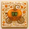 Ciastko lukrowane PUMPKIN CARRIAGE ORANGE roz.L PION ręcznie robione