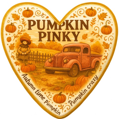 Ciastko lukrowane PUMPKIN CURIOSITY roz.S SERCE JESIEŃ ręcznie robione Ciastko lukrowane PUMPKIN CURIOSITY roz.S SERCE JESIEŃ ręcznie robione