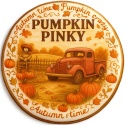 Ciastko lukrowane PUMPKIN CURIOSITY roz.S KOŁO JESIEŃ ręcznie robione