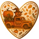 Ciastko lukrowane PUMPKIN DRIVER SUN roz.M SERCE ręcznie robione