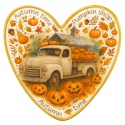 Ciastko lukrowane HALLOWEEN ATACK roz.S SERCE ręcznie robione