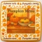Ciastko lukrowane PUMPKIN MENU roz.S KWADRAT ręcznie robione
