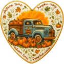 Ciastko lukrowane SHERIFF PUMPKIN roz.XL SERCE ręcznie robione