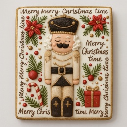 Ciastko lukrowane Dziadek Do Orzechów No30 PION roz.S ręcznie robione