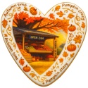 Ciastko lukrowane PUMPKIN AUTUMN SHOP roz.L SERCE ręcznie robione