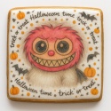 Ciastko lukrowane HALLOWEEN No.10 roz.L POZIOM ręcznie robione
