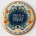 Ciastko lukrowane HALLOWEEN No.15 roz.L KOŁO ręcznie robione