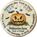 Ciastko lukrowane HALLOWEEN No.17 roz.M KOŁO ręcznie robione